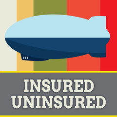Word writing text Insured Uninsured. Business concept for Company selling insurance Checklist to choose from.