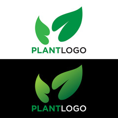Leaf logo design, icon logo, company, vector eps 10.