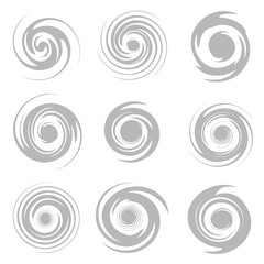 Tornado vector isolated on background