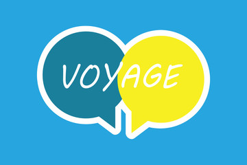 Word writing text Voyage. Business concept for Long journey involving travel by sea or in space Tourism Vacation.