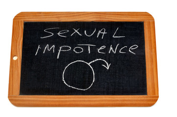 Fototapeta premium Sexual impotence