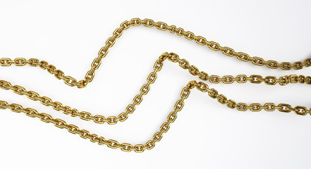 3D rendering of metal mesh fence. background of metal mesh isolated on white background