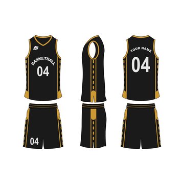 Blank Basketball Uniform Template (6) - TEMPLATES EXAMPLE