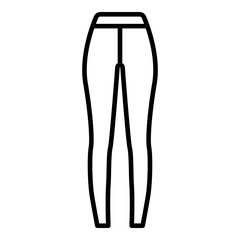 Sport tights icon. Outline sport tights vector icon for web design isolated on white background
