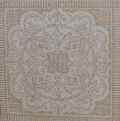 abstract seamless mosaic pattern, ceramic tile for interior