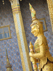 Details Of The Grand Palace, Bangkok.