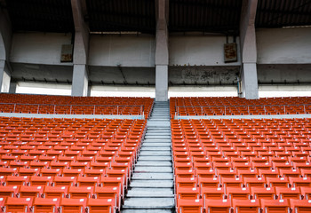 chair seat in sports stadium arena