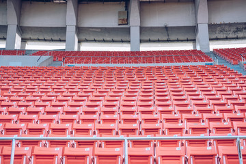 chair seat in sports stadium arena