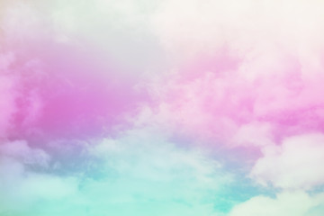 Soft cloud on sky subtle background colorful pastels tone. The light of the sun in the afternoon.