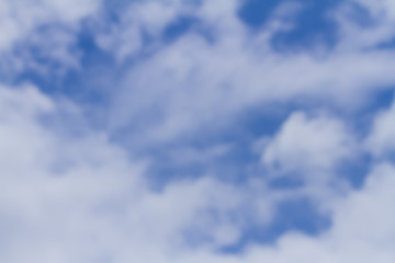 Obraz premium Blur blue sky cloudy during afternoon background. Open view out window beautiful summer.