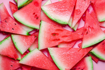 watermelon pieces beautiful background