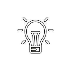 Light Bulb vector icon