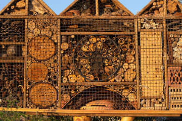 Insect hotel seen closely . image