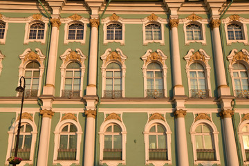 Obraz premium Façade baroque à Saint-Pétersbourg, Russie