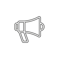 Megaphone Loudspeaker vector icon