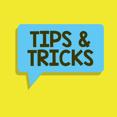 Writing note showing Trips and Tricks. Business photo showcasing Recommendations for happy journey safe comfortable vacation.