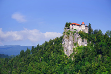 Historical Bled Castle, Slovenia, Europe