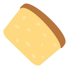 Cheese icon. Flat illustration of cheese vector icon for web design