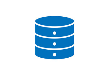 Cloud based database or server icon vector