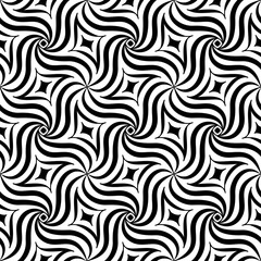 Optical illusion background. Abstract seamless pattern