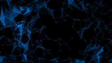 cyber hacker, robot ai, social network, abstract background 3d rendering illustration, web net, deep learning, atom cell science, security sever online digital