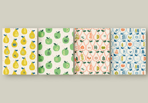Patterns Set with Apples and Pears