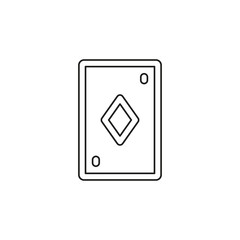 Playing card illustration - casino symbol
