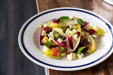 Salad on plate