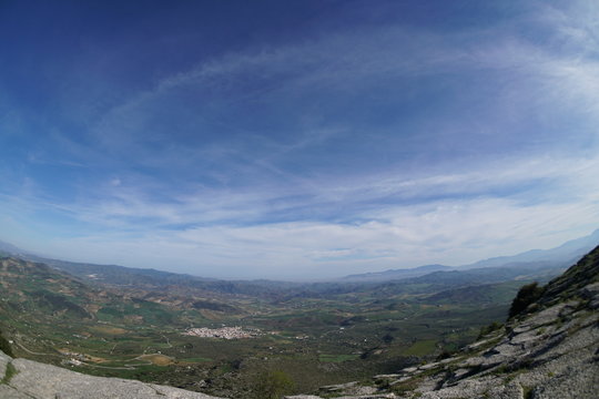 vista desde torcal de antequera malaga