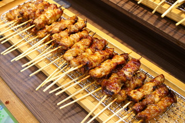 Japanese famous chicken dishes Yakitori