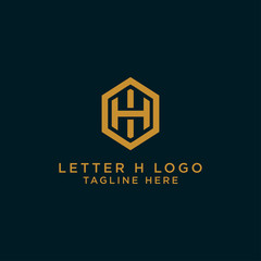 Inspiring company logo designs from the initial letters of the H.-Vector logo icon