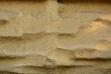 Empty old brick wall texture. Painted problematic wall surfaces. Rough. Grunge, stone, background. Abstract web banner.
