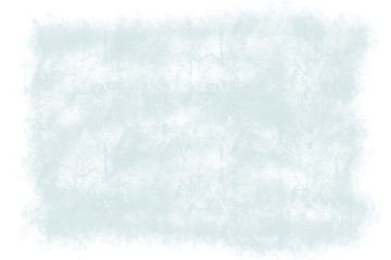 ice blue hand drawn rough cement wall tile background pattern with curvy lines and irregular white border 