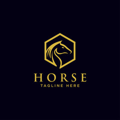 Horse design logo concept. Logos available in vectors. - Vector