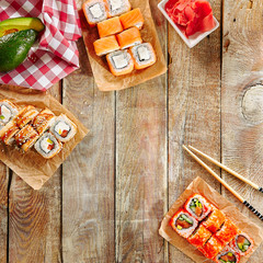 Sushi Set Background