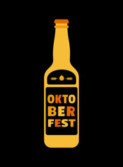 Oktoberfest hand drawn flat color vector icon