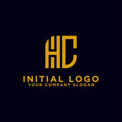 Inspiring company logo design from the initial letters to the HC logo icon. -Vectors