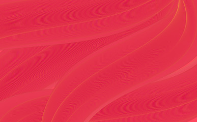 red flow curve modern abstract wallpaper