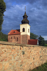 St. Jakob Older church near Stribrna Skalice, Czech republic