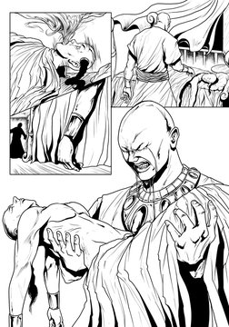 The Pharaoh's Firstborn Son Dies Drawing