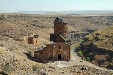 The Church of St Gregory in the ruined Armenian city of the same name, in eastern Turkey, on Tuesday 9 September 2014