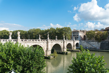 Fototapeta premium Aerial panoramic view of Rome, Italy