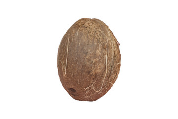 Coconut isolated on white background