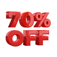 70% off on white background, special offer, great offer, sale. seventy Percent Off Promotional Advertising Banner, Label and Tag
