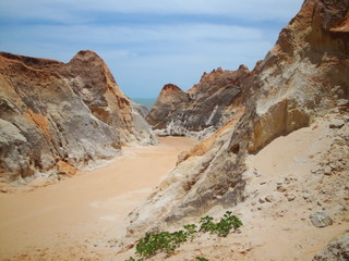 Cliffs in Beberibe, Brazil.