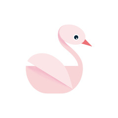 Bird. Isolated vector element. Logo, sign.