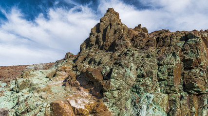 Fototapeta premium Colorful cliffs of the island of Tenerife