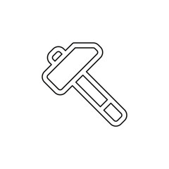 Hammer vector icon