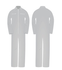 Grey repairman uniform. vector illustration