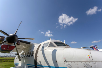 Old russian flight inspection airplane